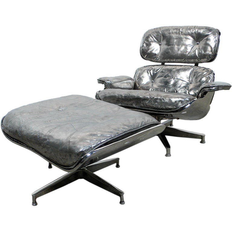 Eames Chair and Ottoman by Cheryl Ekstrom For Sale