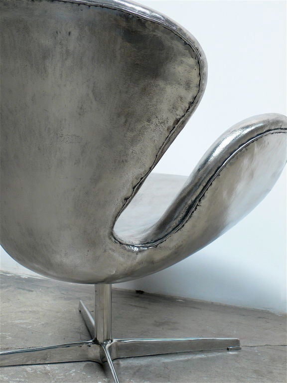 American Swan Chair Sculpture by Cheryl Ekstrom For Sale