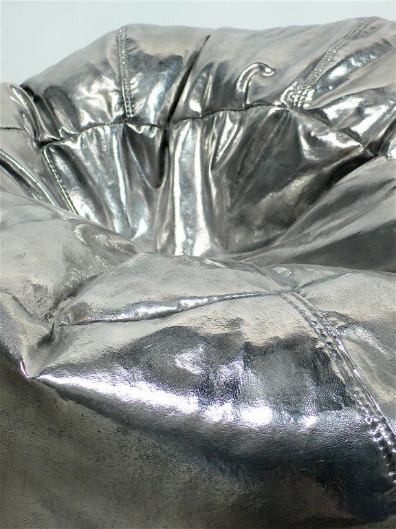 American Stainless Steel Bean Bag sculpture by Cheryl Ekstrom For Sale