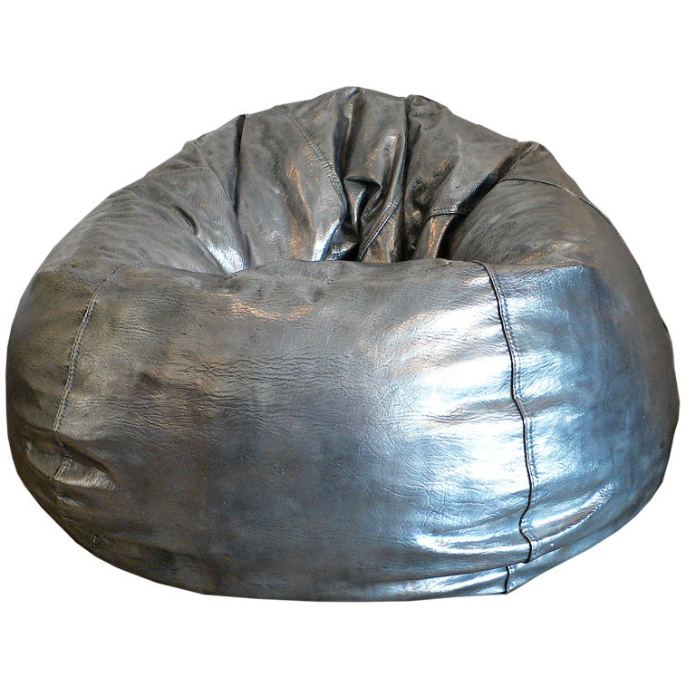 Stainless Steel Bean Bag Sculpture by Cheryl Ekstrom For Sale