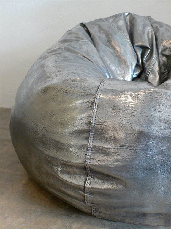 American Stainless Steel Bean Bag Sculpture by Cheryl Ekstrom For Sale