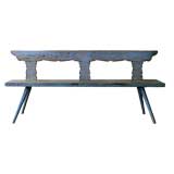 Swedish Blue Allmoge Bench