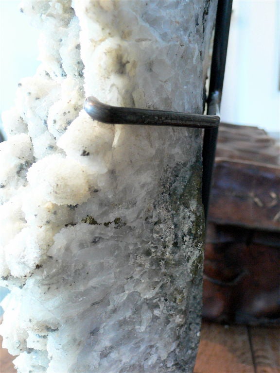 Large Quartz Mineral Specimen In Excellent Condition In Laguna Beach, CA