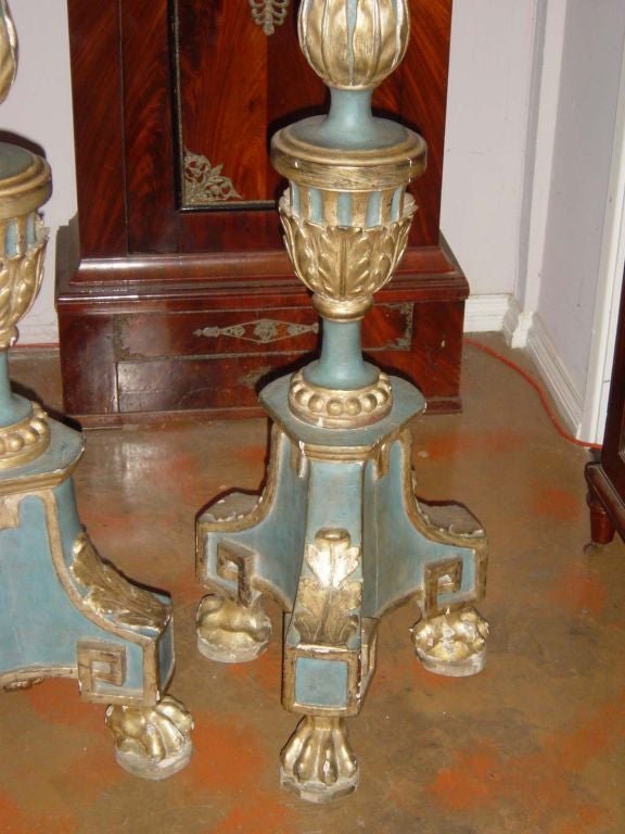 Pair of Italian Floor Torchieres