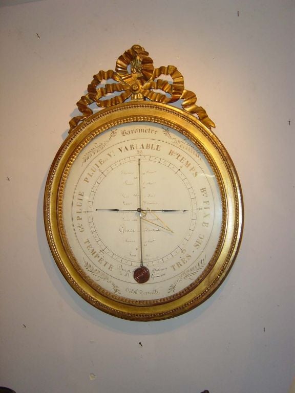 French gilt barometer