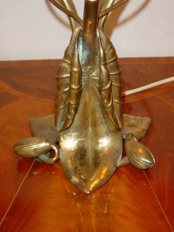 French Art Nouveau Lamp