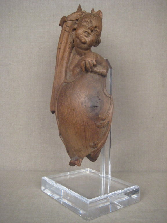 Flemish wood angel
