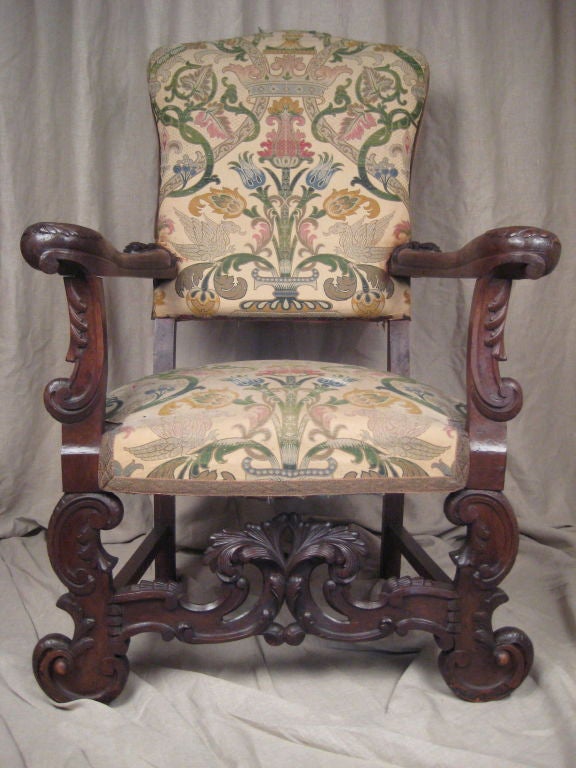 Pair of Venetian Arm Chairs