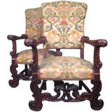 Pair of Venetian Arm Chairs