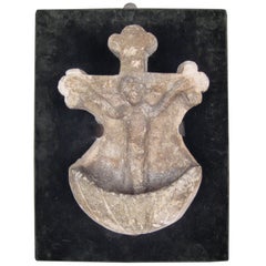 Antique Stone Holy Water Font