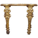 Italian gold gilded Venetian console