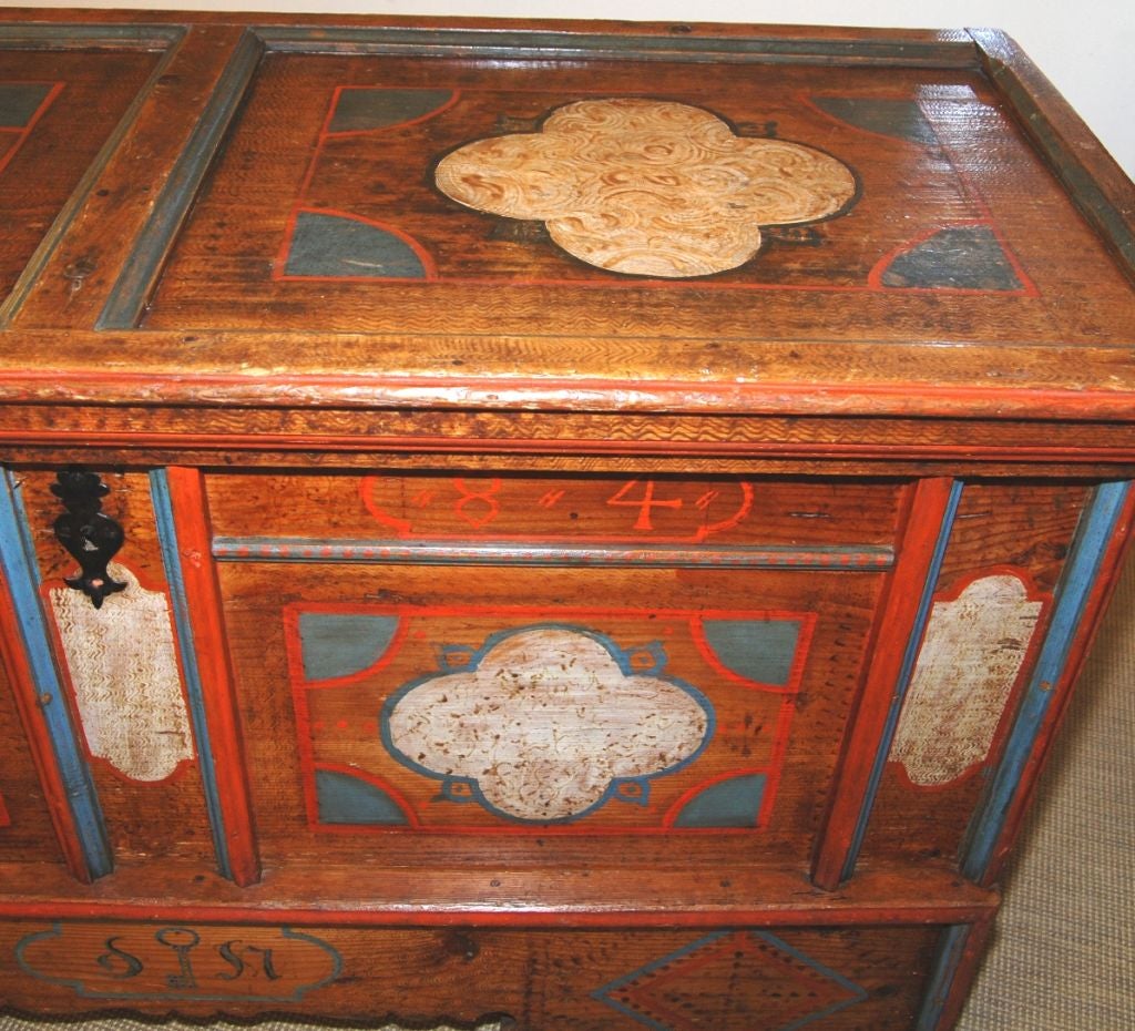 18th Century Scandinavian Blanket Coffer