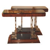 A Pair of Art Deco Console Tables