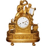 Early 19th Century French Gilt Bronze Mantel Clock