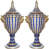 Pair of Early 19th Century English Covered Vases