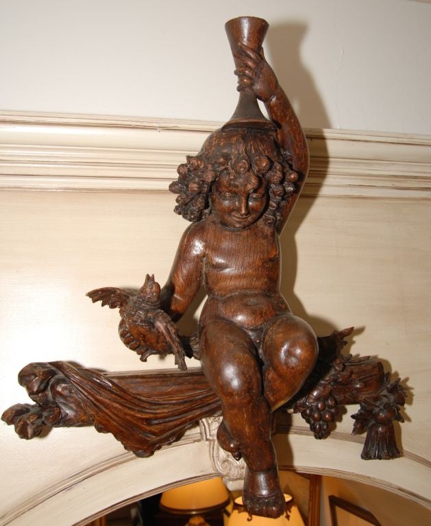 18th Century Italian Walnut Garniture