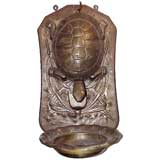 Used French Bronze Turtle Lavabo