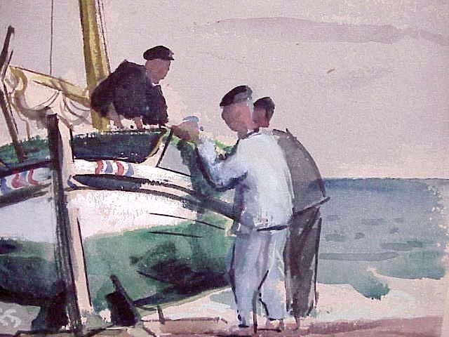 Watercolor Painting by Jonathan Scott  (Listed Artist)