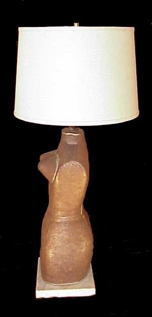 Tin Pair German Mannequin Lamps