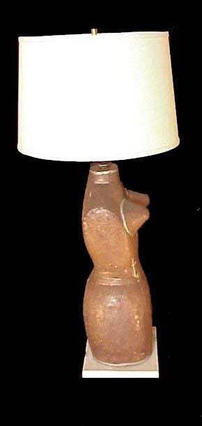 Pair German Mannequin Lamps 1