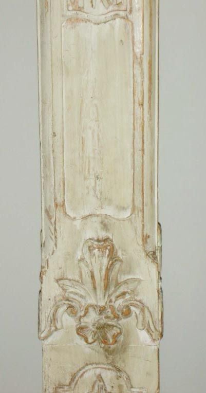 Pair of Antique Carved Wood French Columns 1