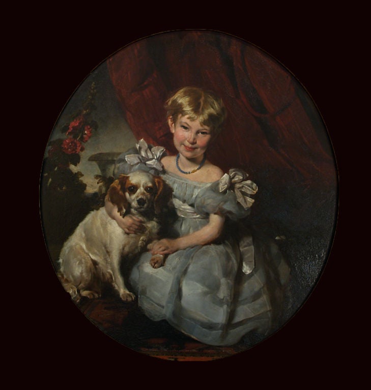 Provenance:  Private Collection, London<br />
<br />
Philip Corbet exhibited at the Royal Academy and the British Institution between the years of 1823 and 1856 from addresses in London and Shrewsbury.  His portraits are somewhat in the style of