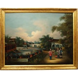 Figures in a Garden, Chinese School