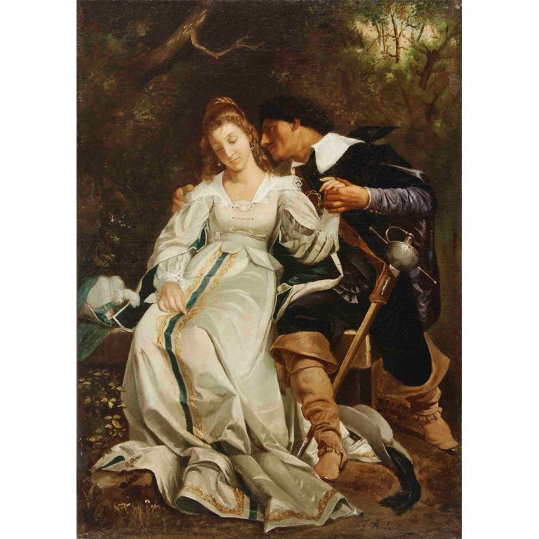 Courting Couple by Federico Andreotti For Sale