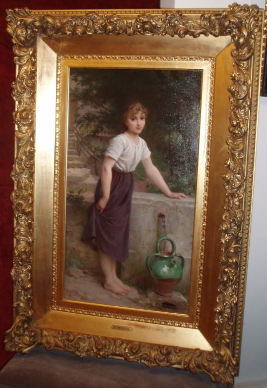 Gathering Water by Emile Munier