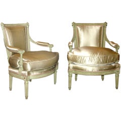 Antique Pair of small armchairs by Jean-Baptiste Sené (1748-1803)