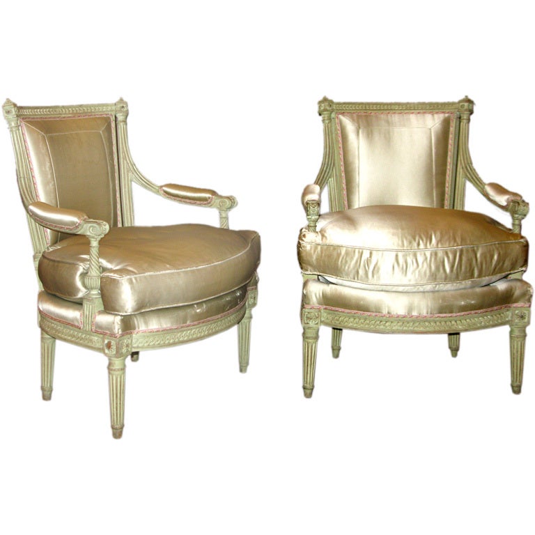 Pair of small armchairs by Jean-Baptiste Sené (1748-1803)