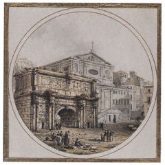 The Arch of Septimus Severus in Rome by VICTOR-JEAN NICOLLE