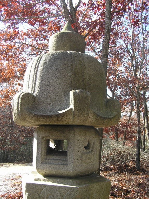 Japanese Stone Lantern TORO For Sale