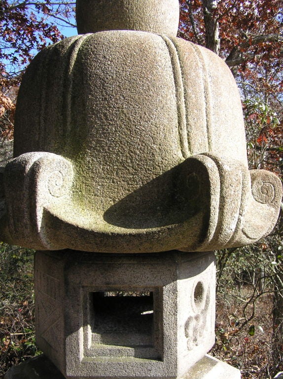 20th Century Stone Lantern TORO For Sale