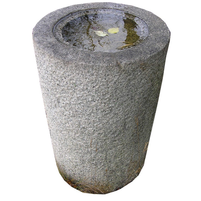 Stone Water Basin, Mizu-bachi For Sale