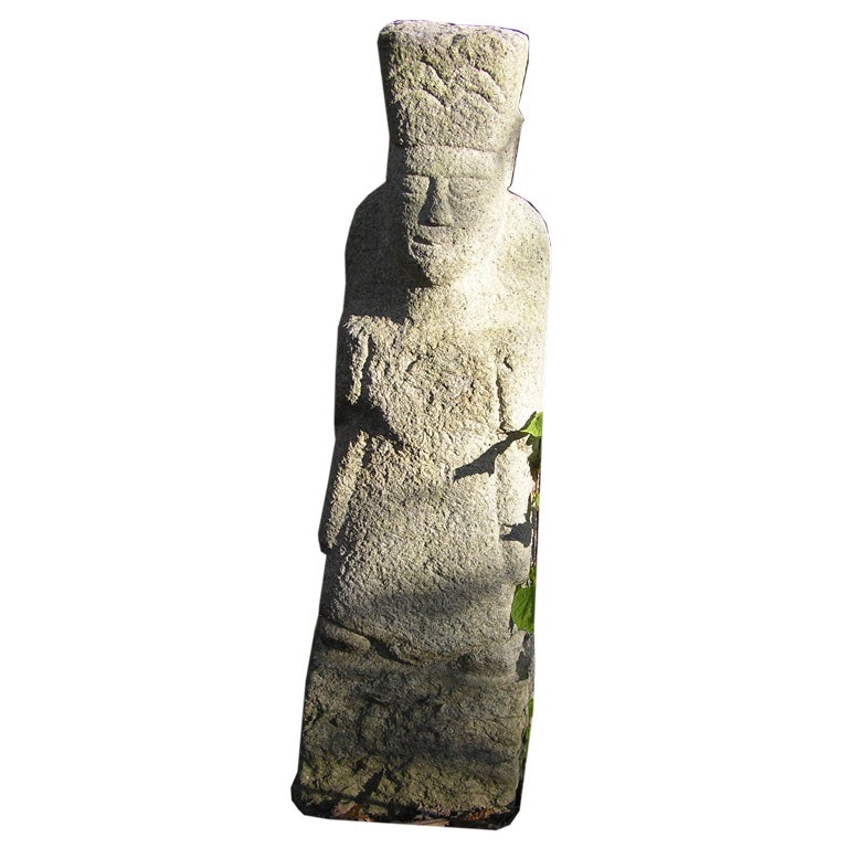 Carved Stone Figure SEKIJIN For Sale
