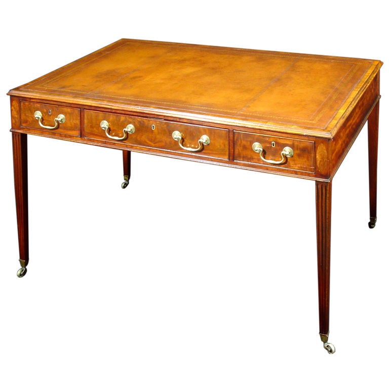 A George III Mahogany Writing Table