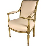 Louis XVI painted open armchair (fauteuil) Louis XVI painted open armchair (fauteuil)
