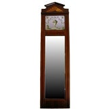 Biedermeier mahogany pier mirror