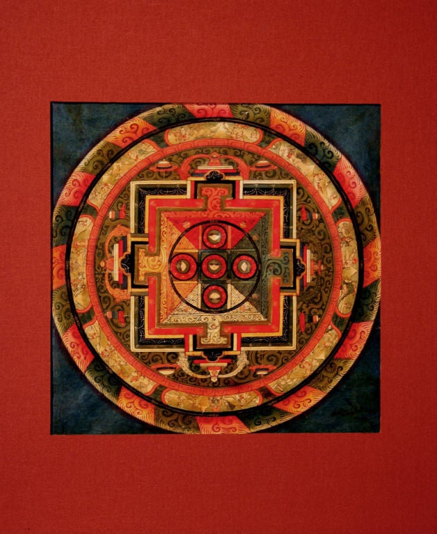 Set of Four Mandala Paintings
