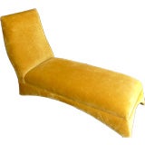 Mustard Yellow Chaises Lounge