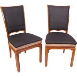Set of Six Deco Chairs.