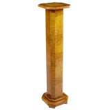 Art Deco Walnut Pedestal.
