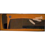 Japanese Screen: Painting of "The Story of Our Heritage" Vintage Japanese Screen: Painting of "The Story of Our Heritage"