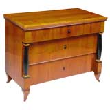 Biedermeier Cherry Wood Chest.