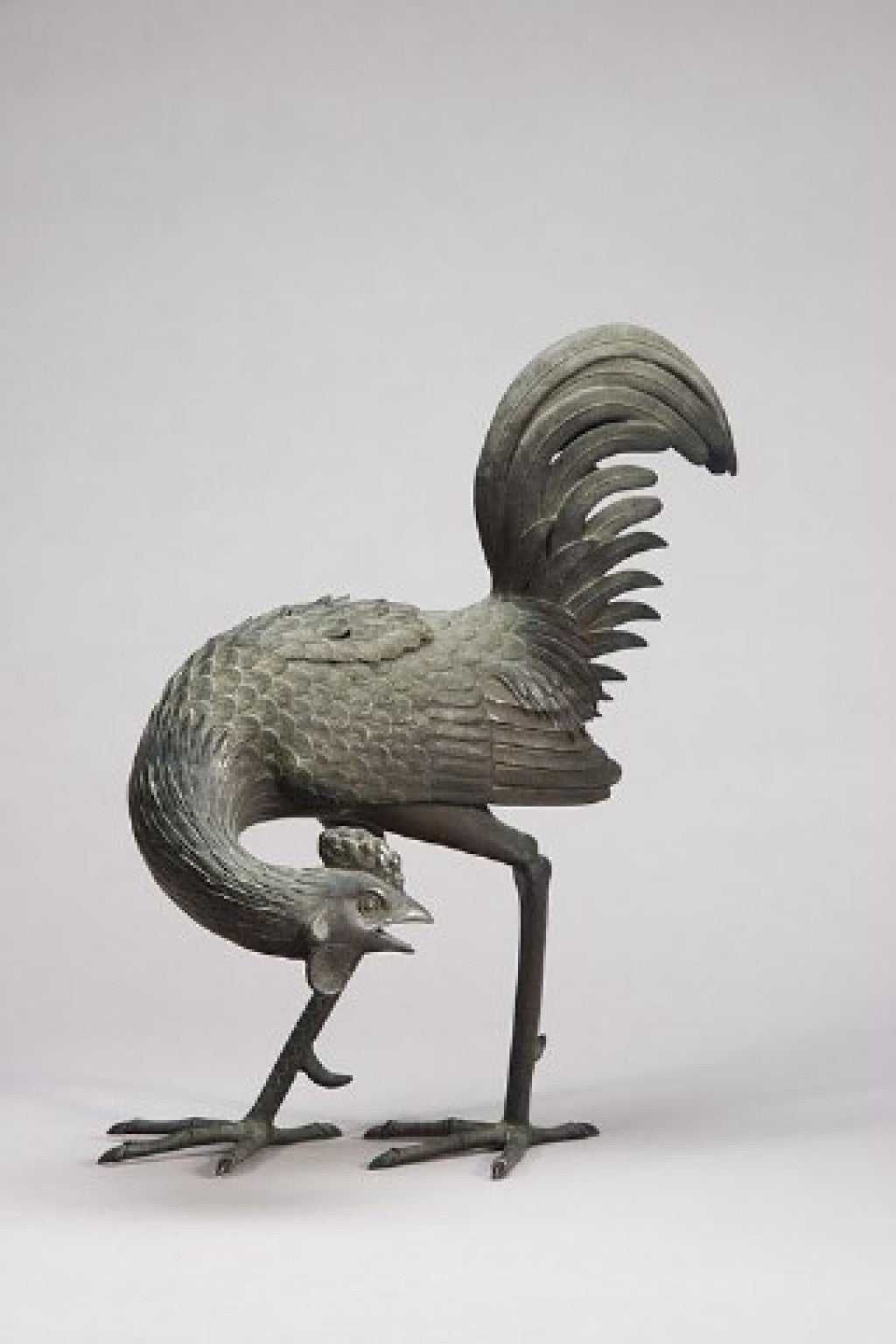 Bronze Rooster Incense Burner (Koro).