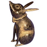 Antique Bronze Rabbit Incense Burner.