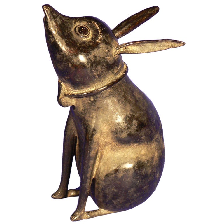 Bronze Rabbit Incense Burner. at 1stDibs