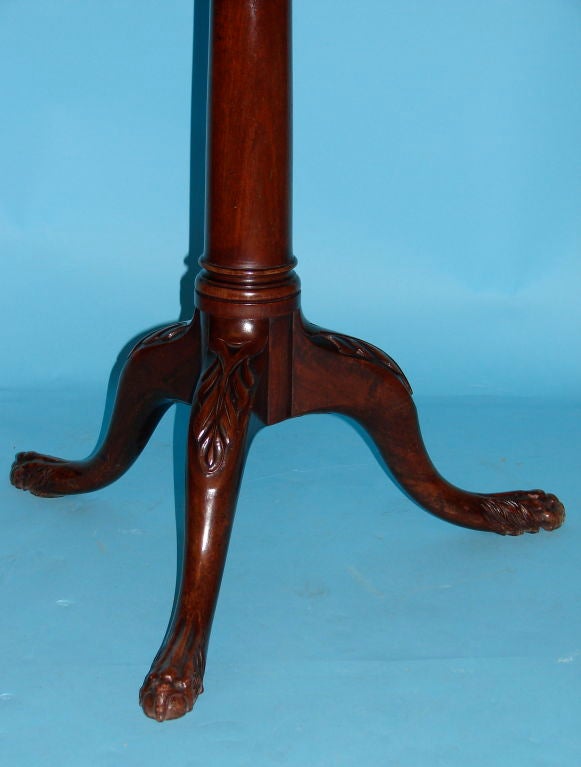 English mahogany occasional table