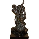 Bronze of and archer